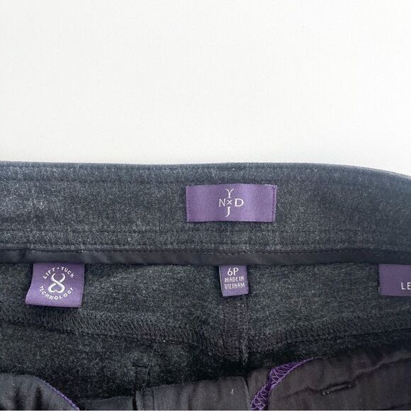 NYDJ Legging Lift Tuck Technology Women's 6P Charcoal Gray Knit - Picture 5 of 9